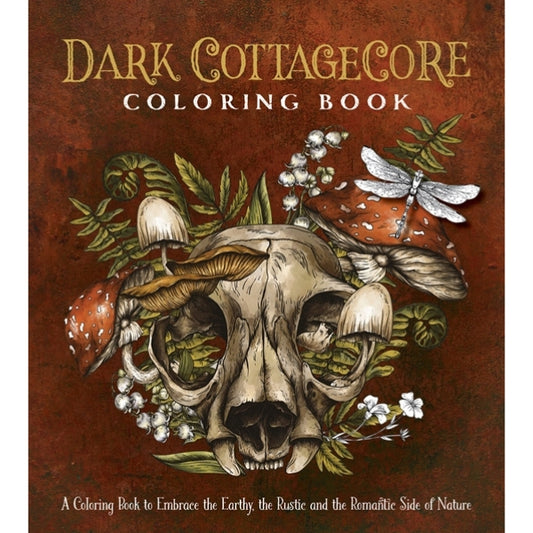 Walter Foster Dark Cottagecore Coloring Book