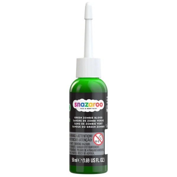 Snazaroo Face Paint Green Zombie Gel 50ml