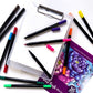 Elements Waterbased Ink Dual Tip Marker 30 piece Set with Clipboard – Art & Craft Essential