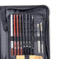 Elements Sketching Zip Wallet 36 piece Set – Artist Brush Wallet Set