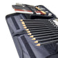 Elements Sketching Zip Wallet 36 piece Set – Artist Brush Wallet Set