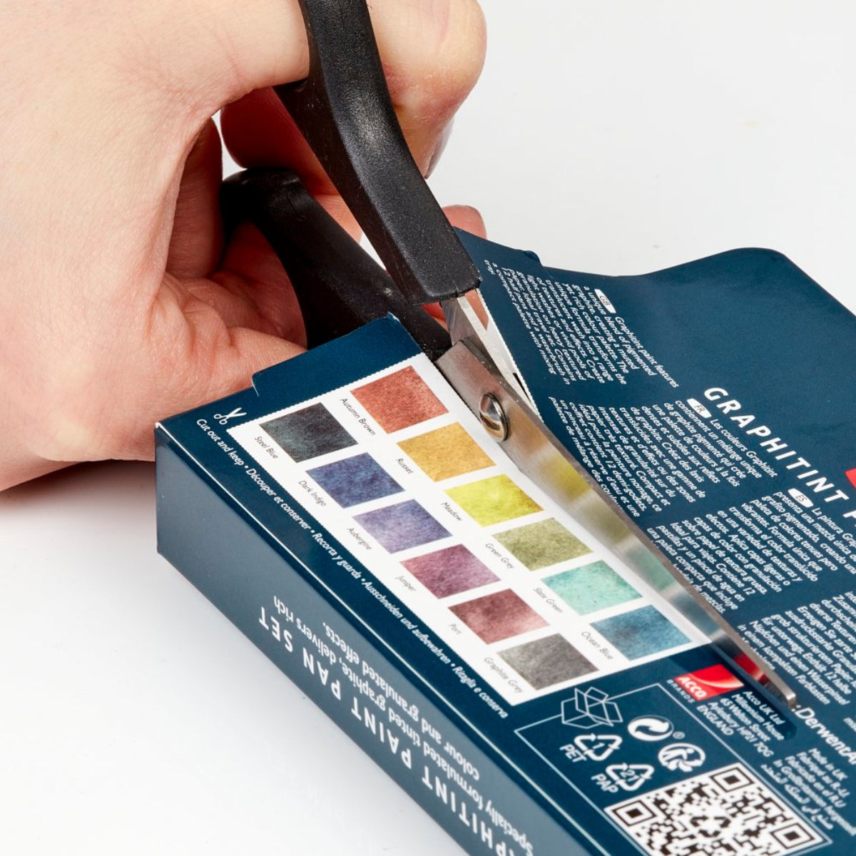 Derwent Graphitint 12 Pan Palette