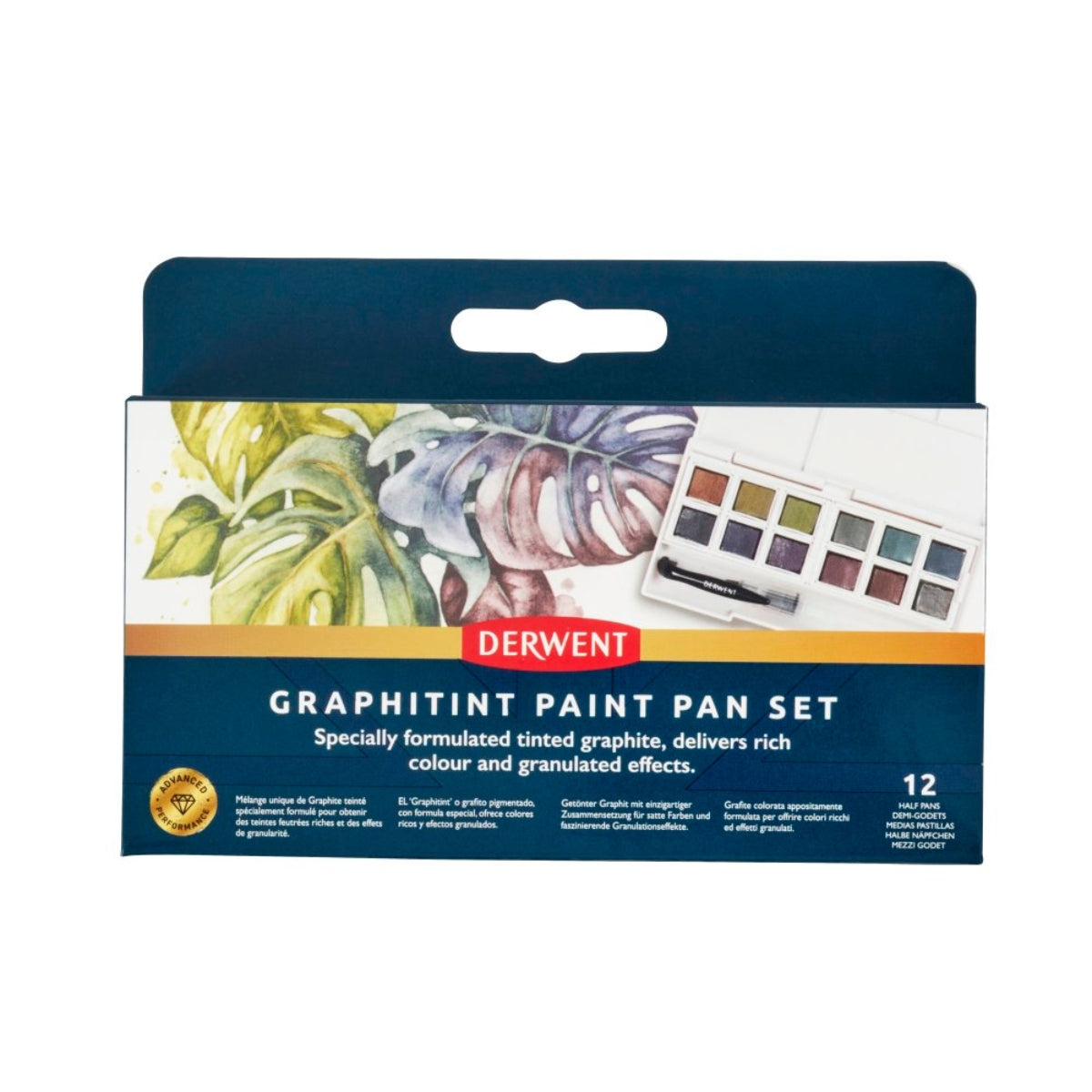 Derwent Graphitint 12 Pan Palette | Art Supplies UK | DRK Crafts ...