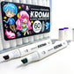 Elements Kroma Alcohol Markers 60 piece Set with Storage Box – Art & Craft Essential