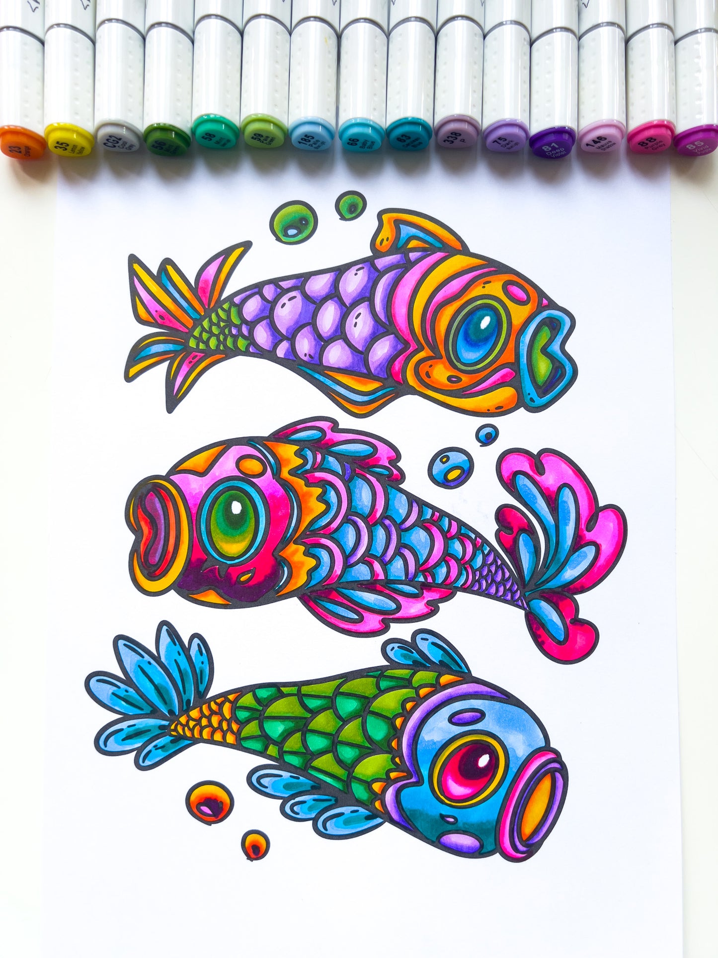 Elements Kroma Alcohol Markers 60 piece Set with Storage Box – Art & Craft Essential