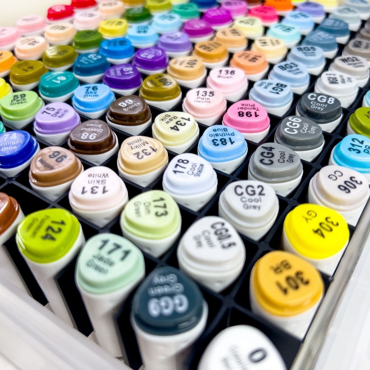 Elements Kroma Alcohol Markers 120 piece Set with Storage Box – Art & Craft Essential