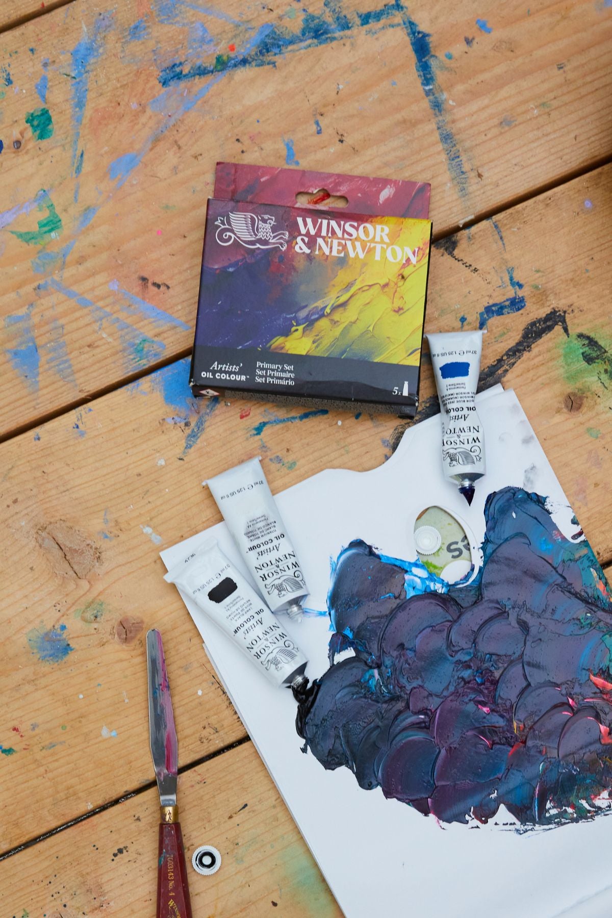 Winsor & Newton Artists' Oil Colour 5x37ml Tubes Primary Set - Winsor & Newton at DRK Crafts