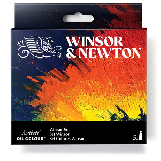 Winsor & Newton Artists' Oil Colour 5x37ml Tubes Winsor Set - Winsor & Newton at DRK Crafts