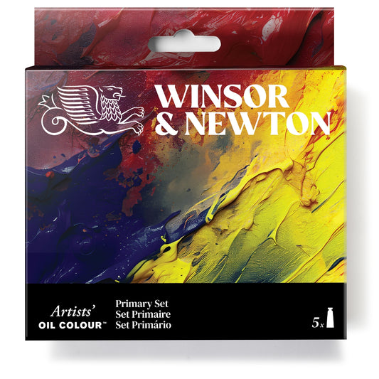 Winsor & Newton Artists' Oil Colour 5x37ml Tubes Primary Set - Winsor & Newton at DRK Crafts