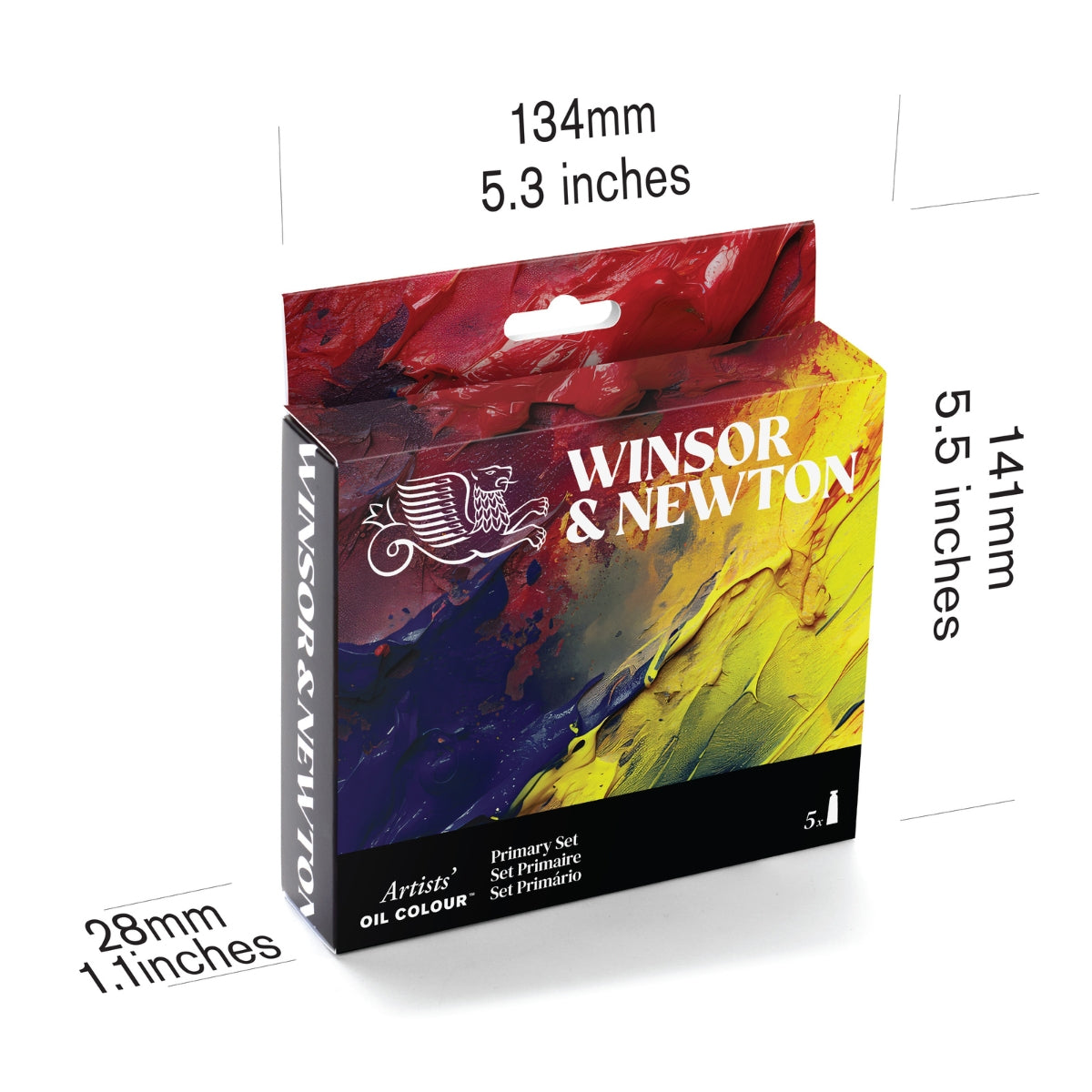 Winsor & Newton Artists' Oil Colour 5x37ml Tubes Primary Set - Winsor & Newton at DRK Crafts