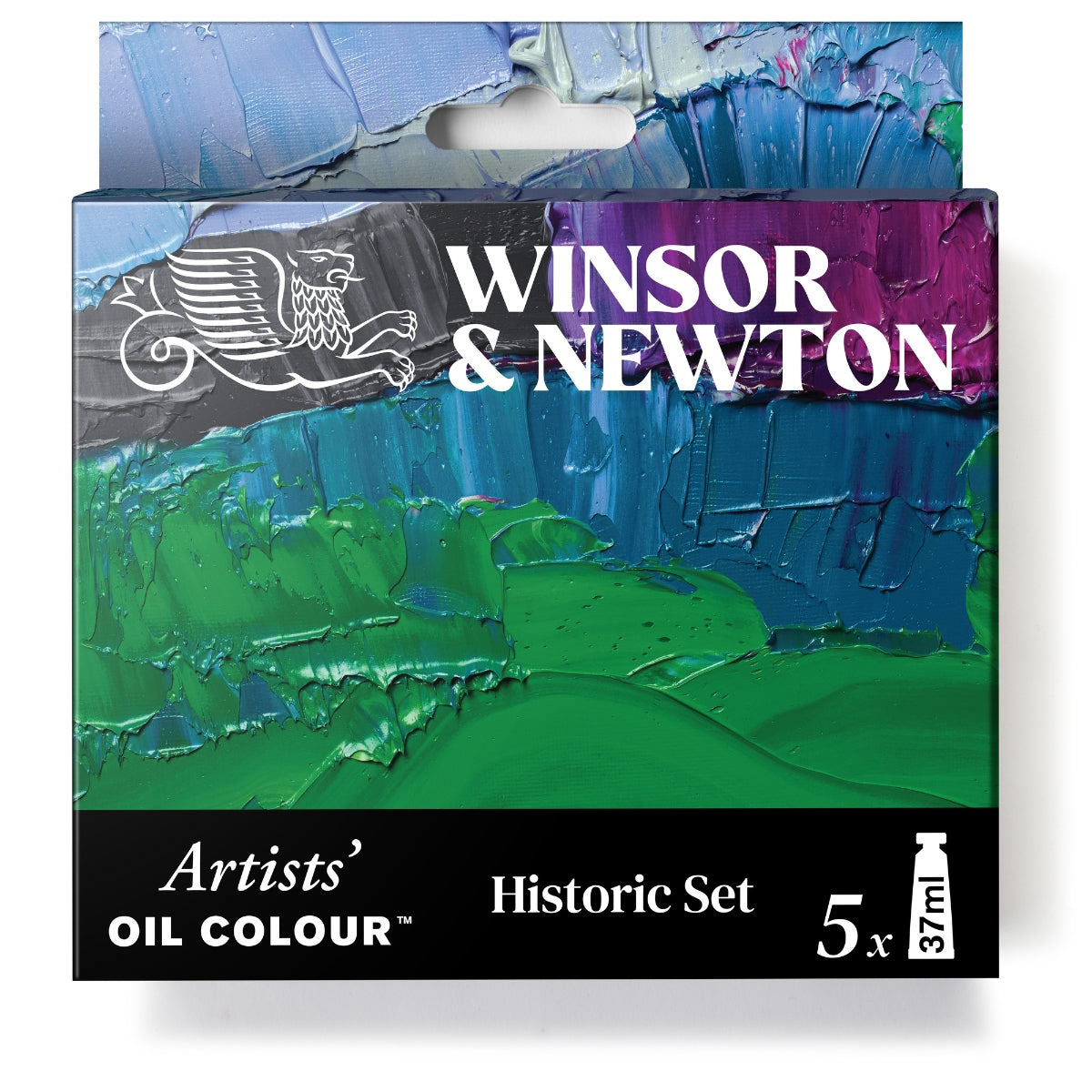 Winsor & Newton Artists' Oil Colour 5x37ml Tubes Historic Set Row - Winsor & Newton at DRK Crafts