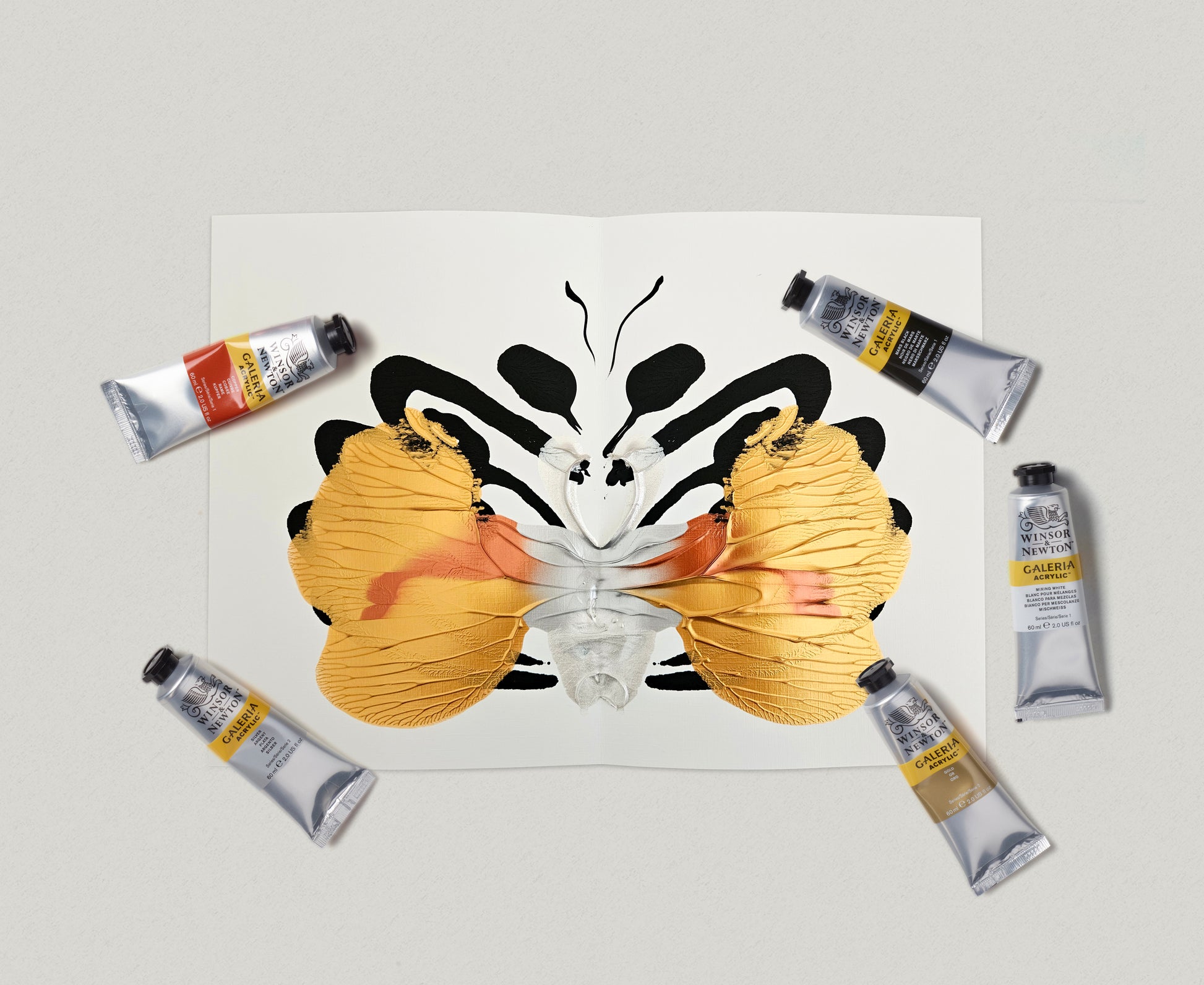 Winsor & Newton Galeria Acrylic Colour 5x60ml Tubes Metallic Set - Winsor & Newton at DRK Crafts