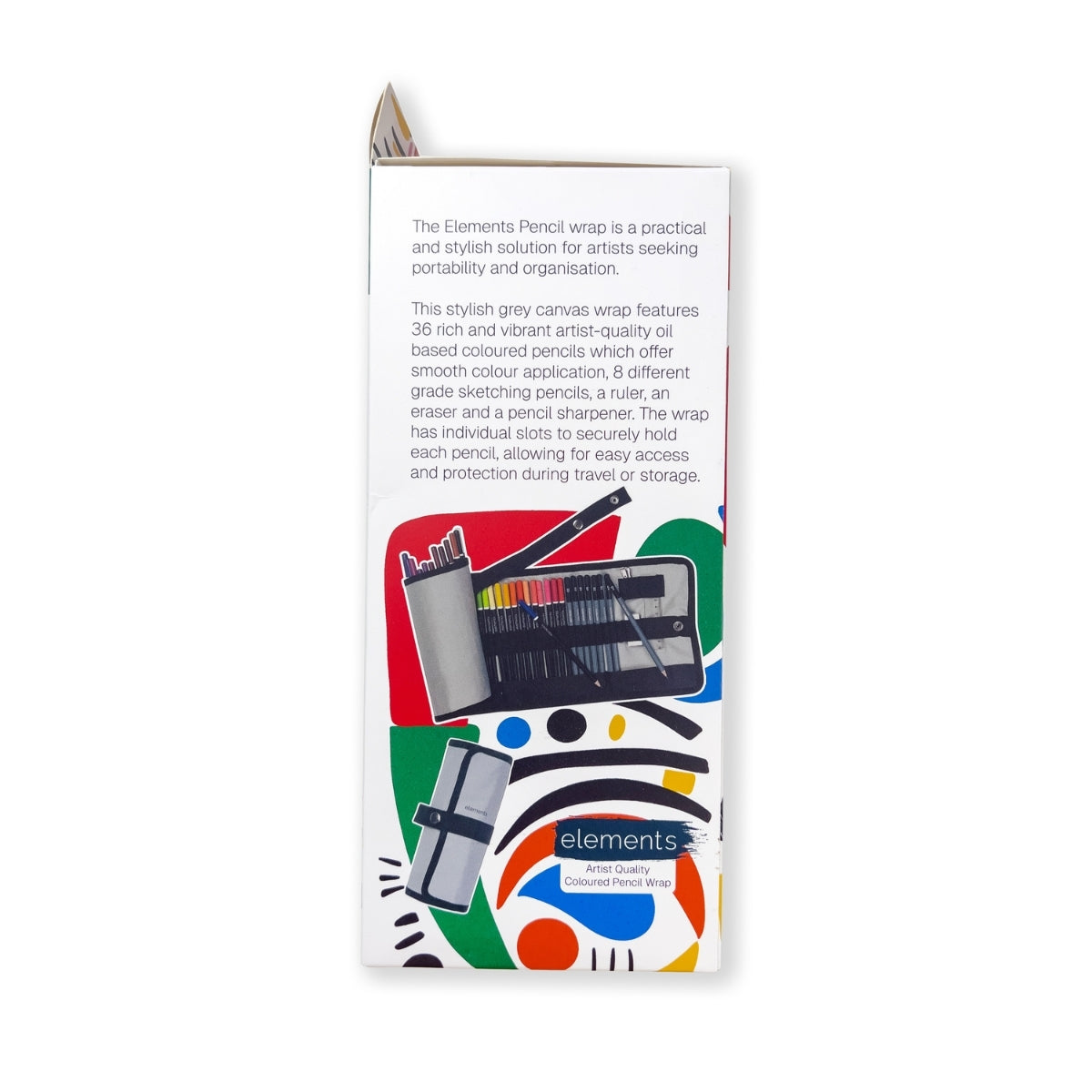 Elements Pencil Wrap Set (48 pieces) – Art & Craft Essential