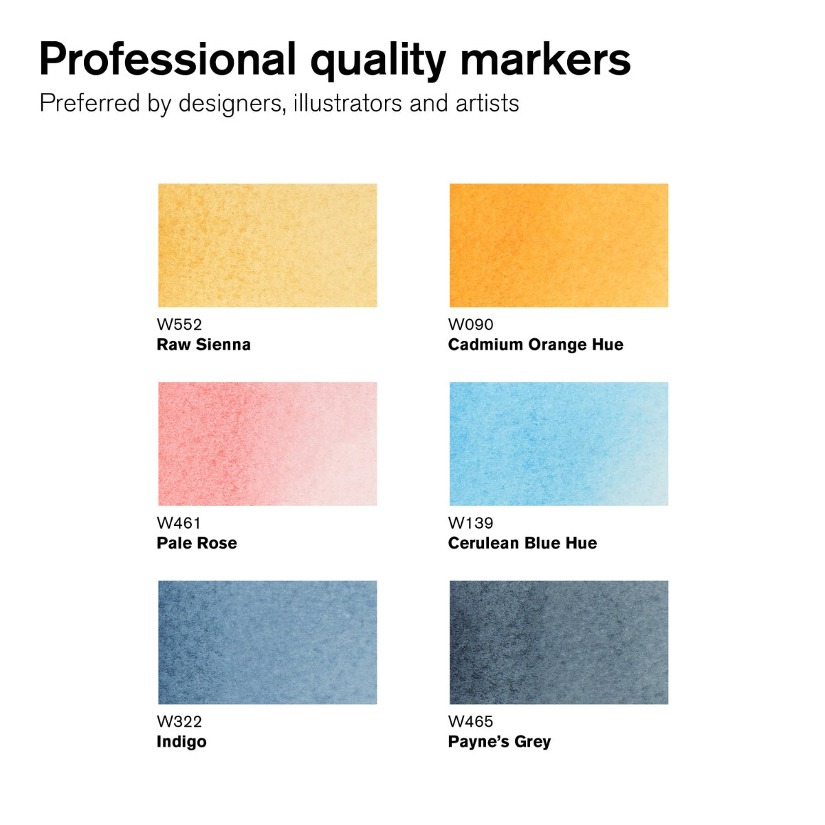 Winsor & Newton Promarker Watercolour 6 Set -Foliage Tones - Winsor & Newton at DRK Crafts