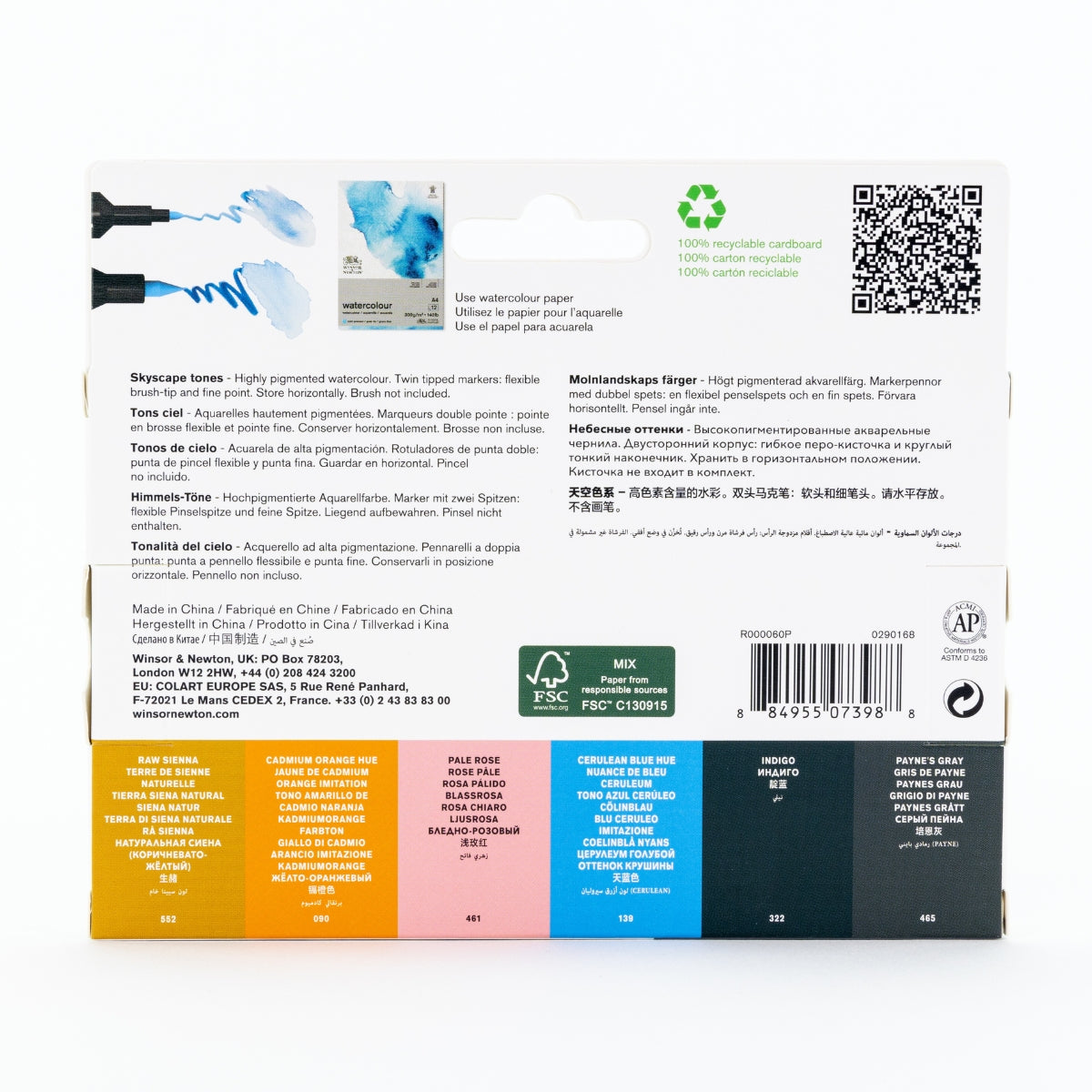 Winsor & Newton Promarker Watercolour 6 Set -Foliage Tones - Winsor & Newton at DRK Crafts