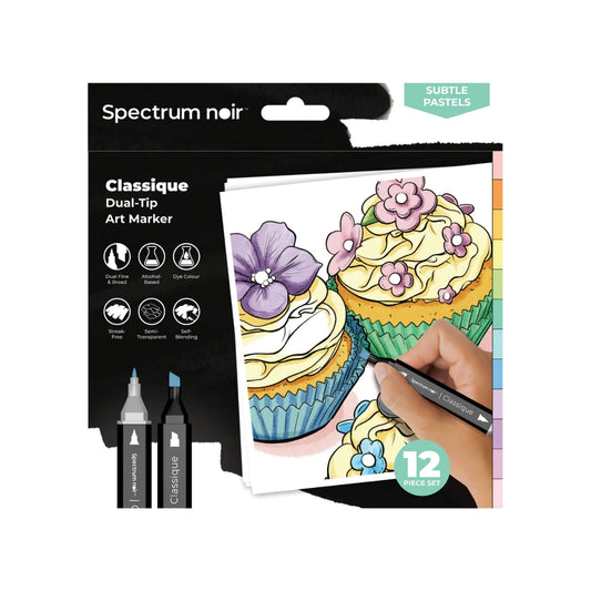 Crafter's Companion Spectrum Noir Classique (12PC) - Pastel