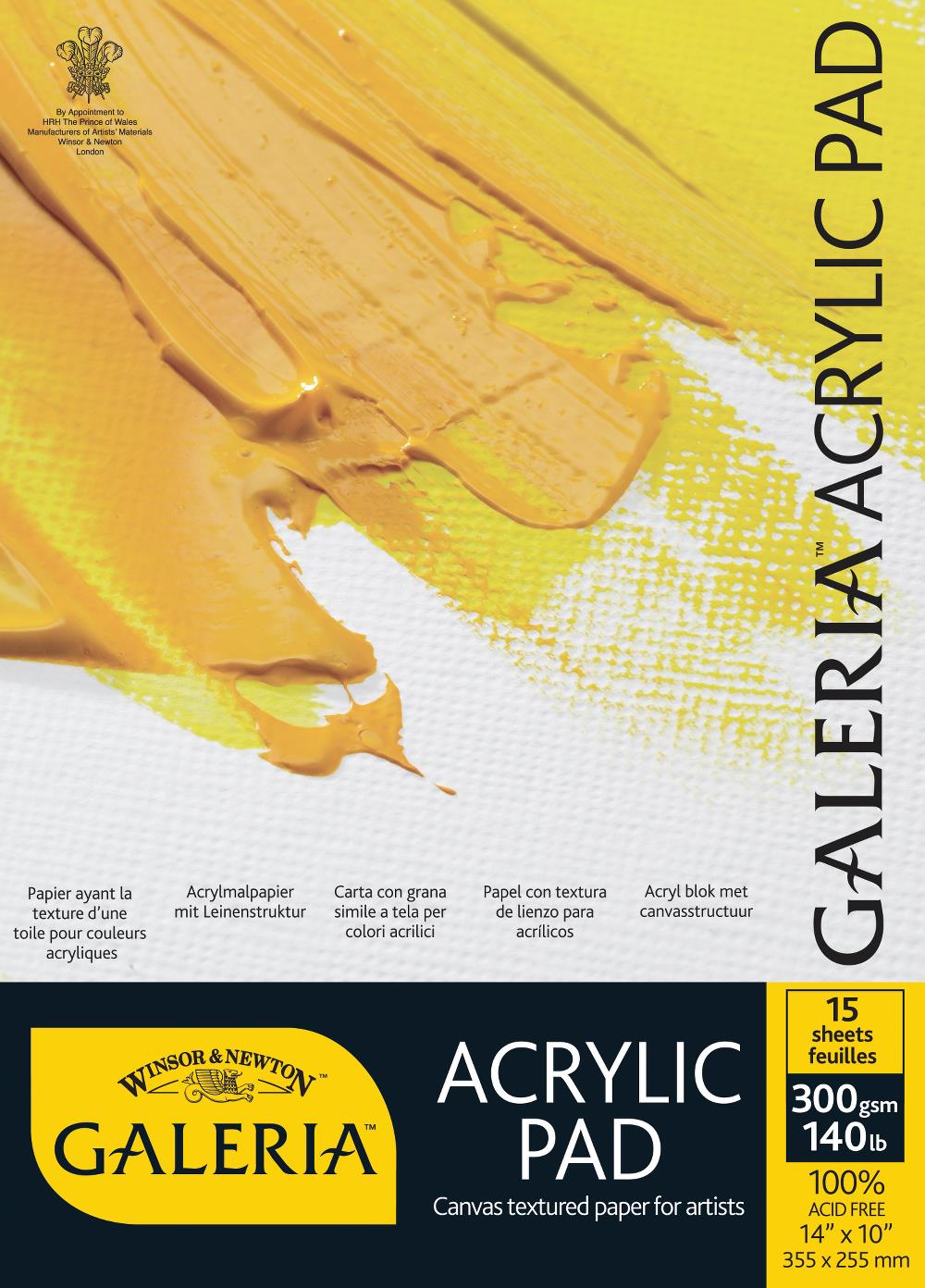 Winsor & Newton Galeria Acrylic Pad 20X16 - Winsor & Newton at DRK Crafts