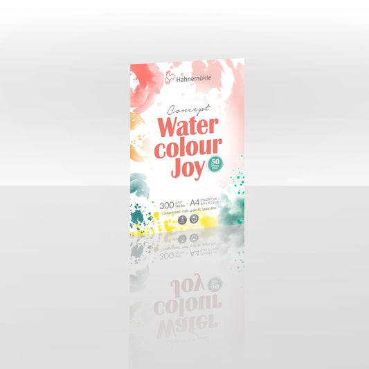 Hahnemuhle Watercolour Joy Pad – A4 – 50 Sheets – 300gsm – Cold Pressed