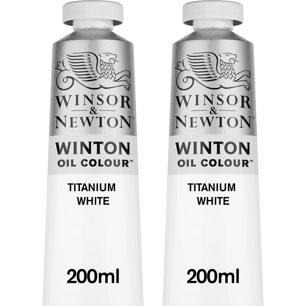 Winsor & Newton Winton 200ml Twin Pack Tit. White - Winsor & Newton at DRK Crafts
