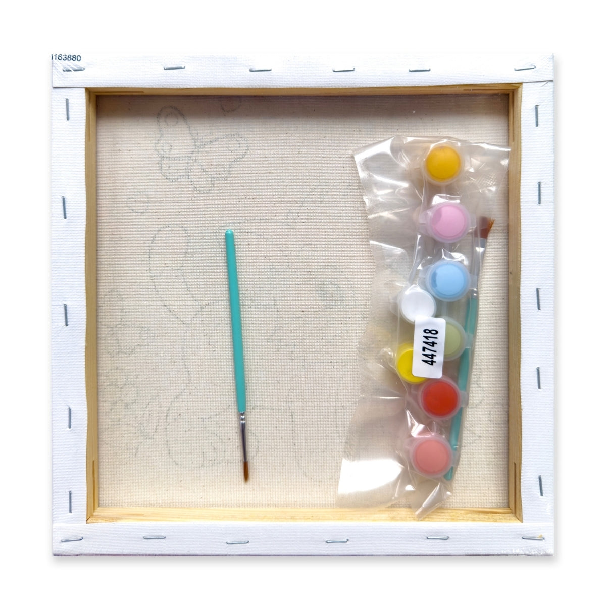 Colouring Canvas Kit - Cute Kitten - Create Kids image 4