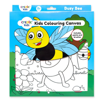 Colouring Canvas Kit - Busy Bee - Create Kids