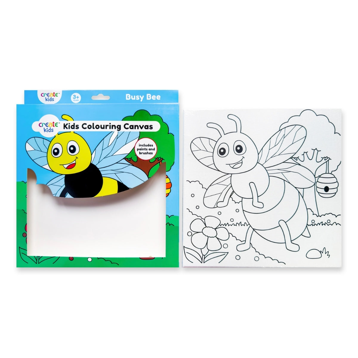 Colouring Canvas Kit - Busy Bee - Create Kids image 3