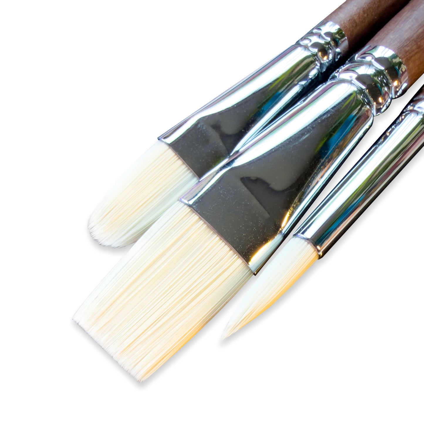Elements Professional Oil Brush pk.3 – Premium Artist Brush Set