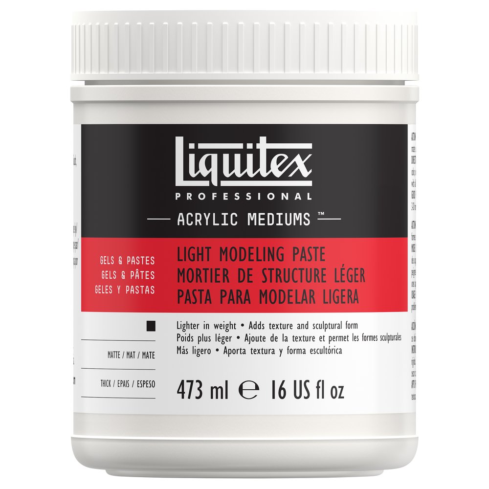 Liquitex Pro Acrylic Additive 473ml Pot Light Modeling Paste