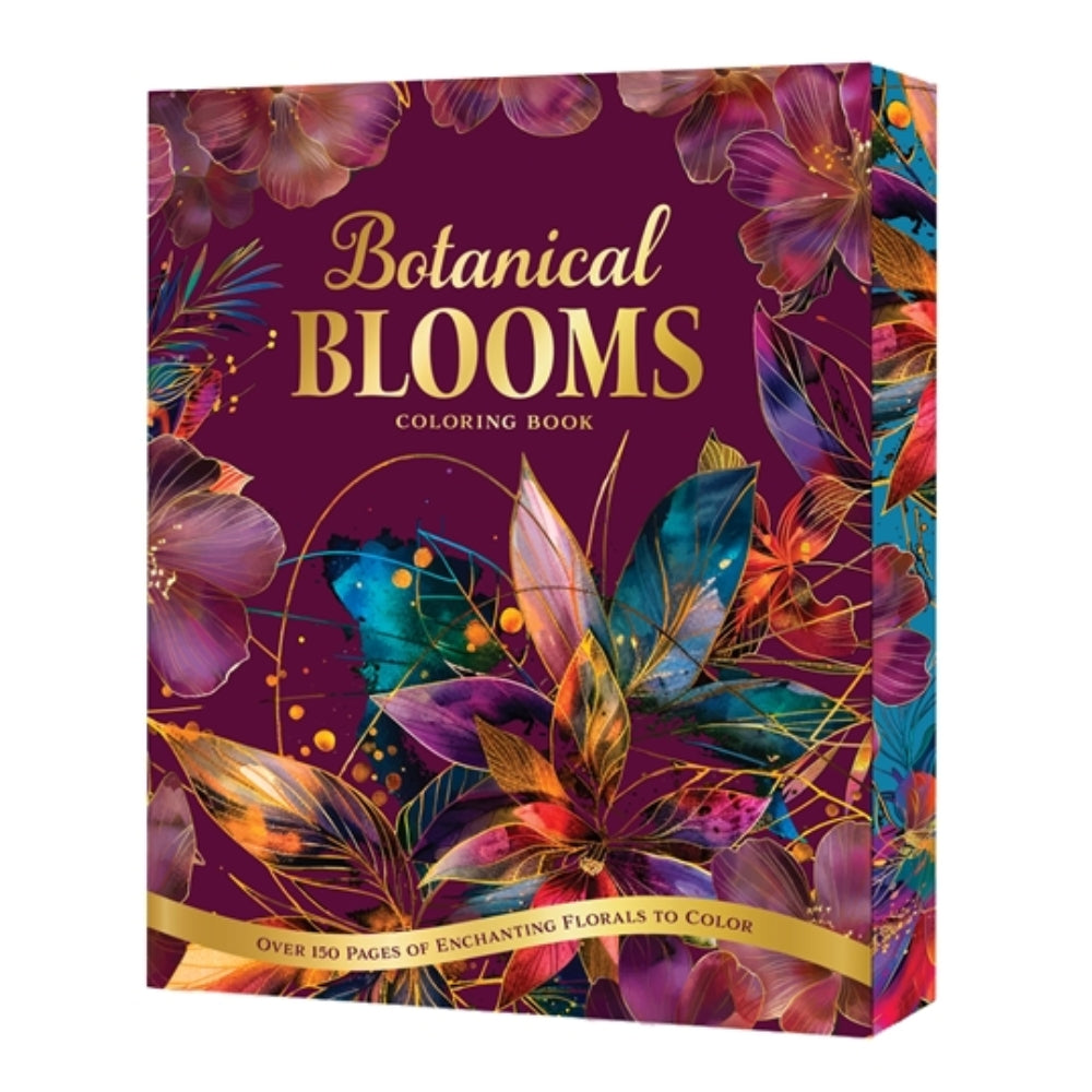 Walter Foster Botanical Blooms Coloring Book