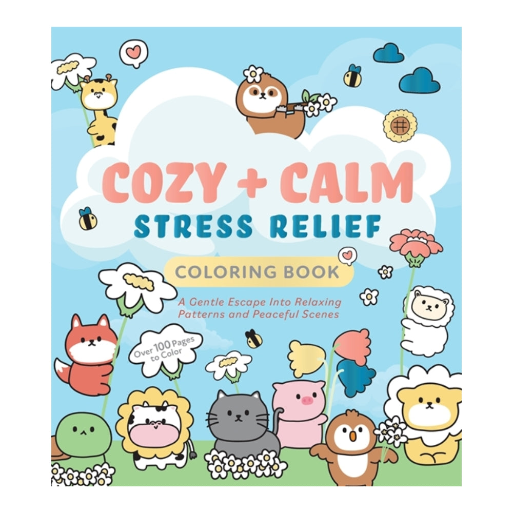 Walter Foster Cozy & Calm Stress Relief Coloring Book
