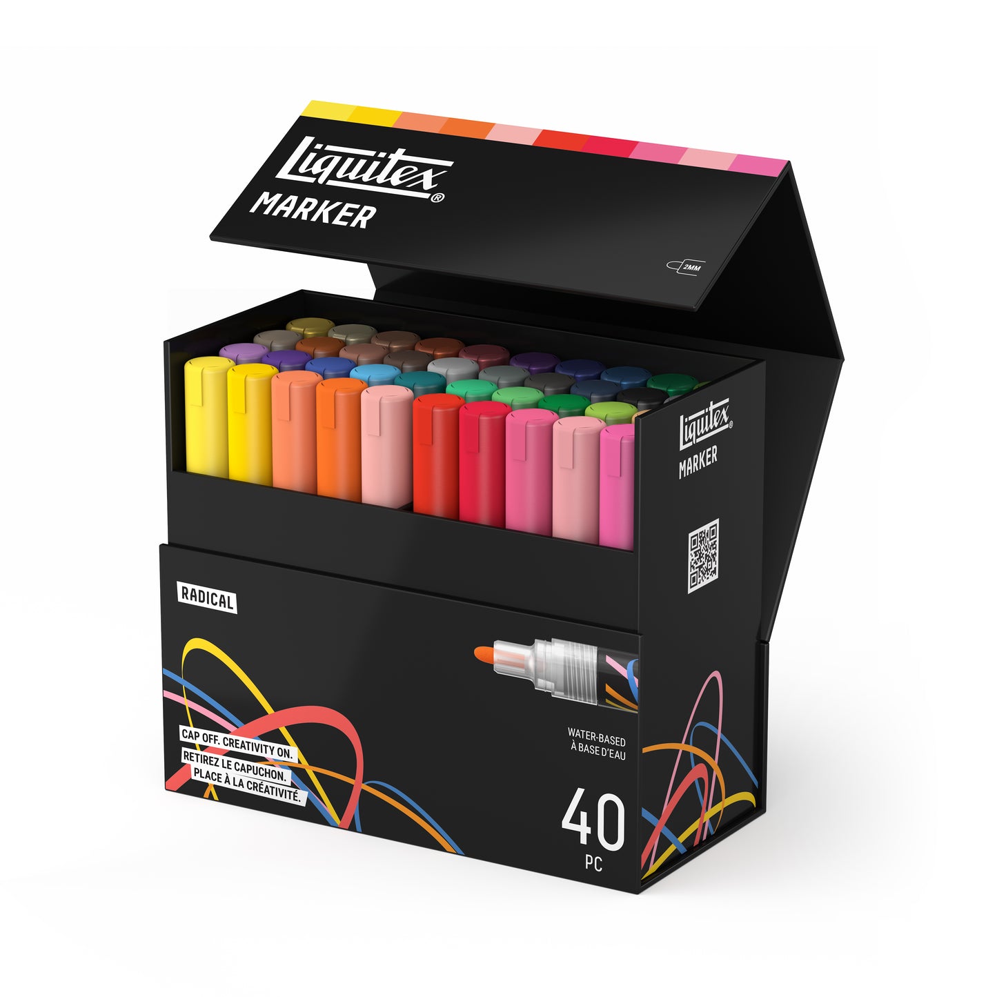 Liquitex LQX Marker Set 40 Pack 40x2mm