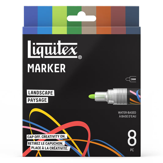 Liquitex LQX Marker Set 8 Pack 8x2mm Set 5