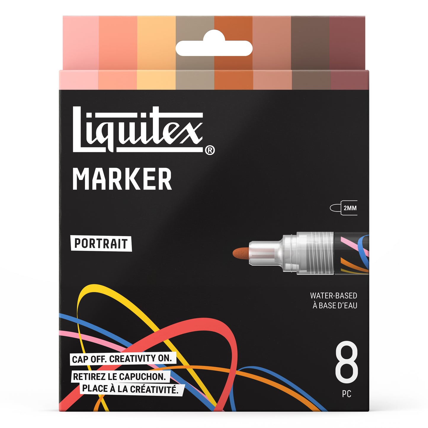Liquitex LQX Marker Set 8 Pack 8x2mm Set 3