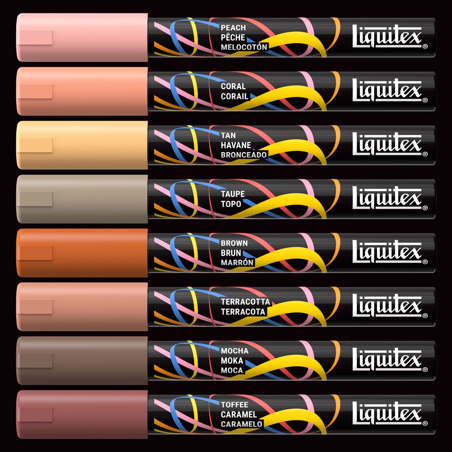 Liquitex LQX Marker Set 8 Pack 8x2mm Set 3