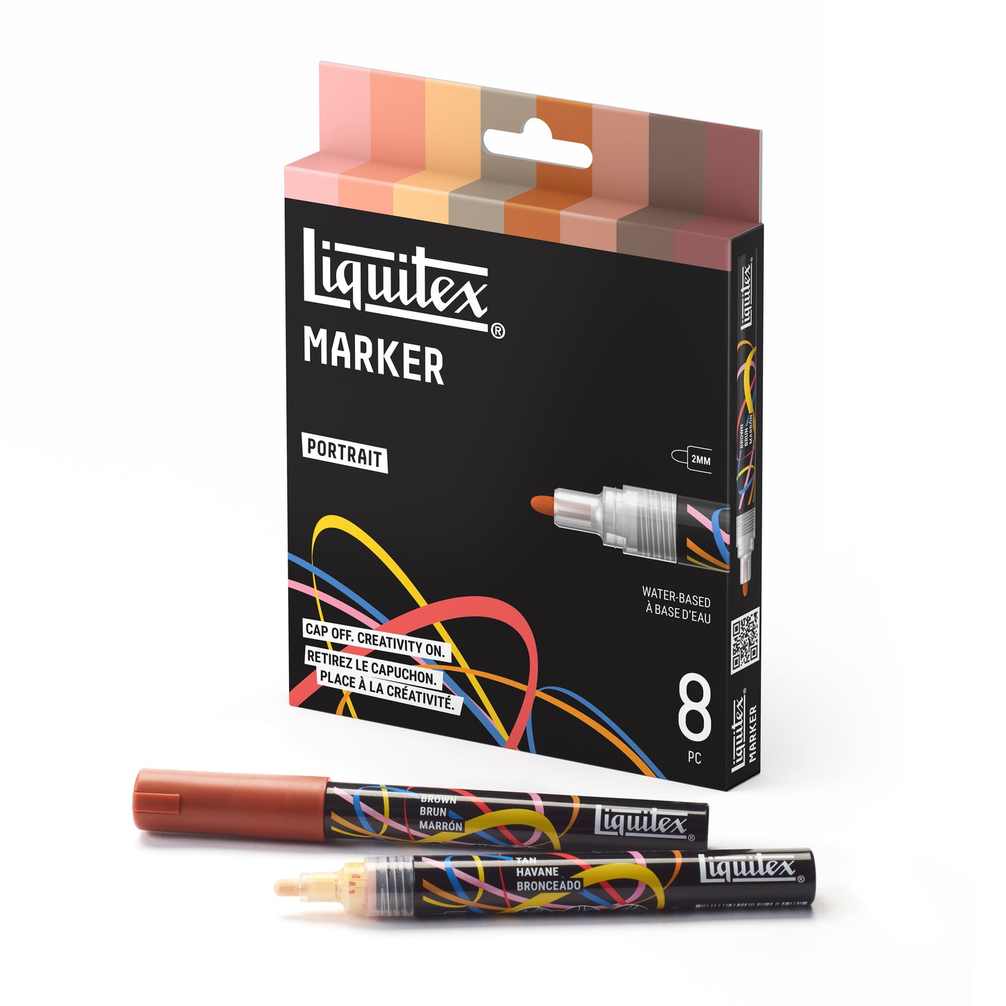 Liquitex LQX Marker Set 8 Pack 8x2mm Set 3