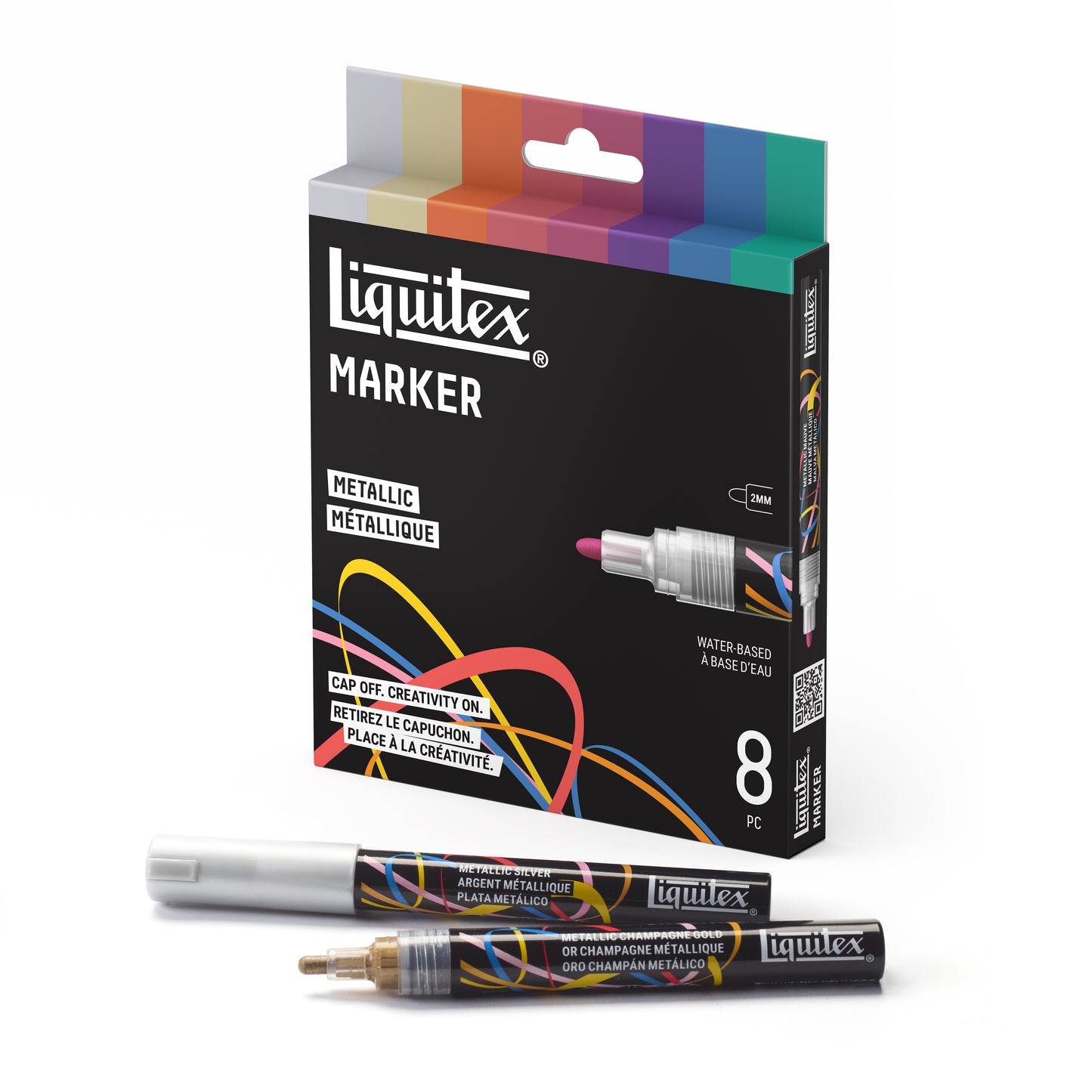 Liquitex LQX Marker Set 8 Pack 8x2mm Set 4