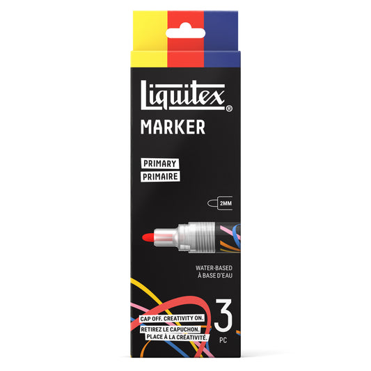 Liquitex LQX Marker Set 3 Pack 3x2mm Set 3