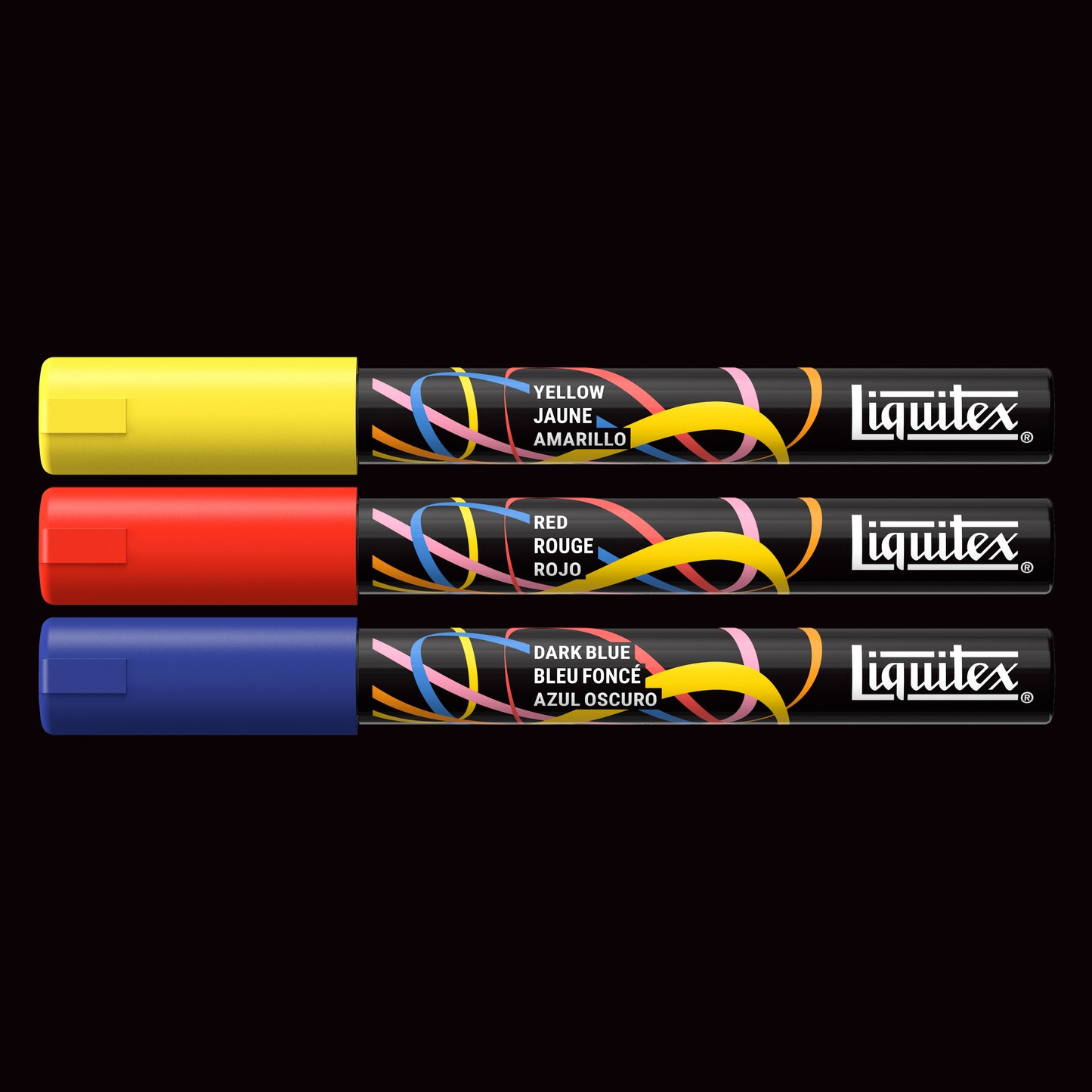Liquitex LQX Marker Set 3 Pack 3x2mm Set 3