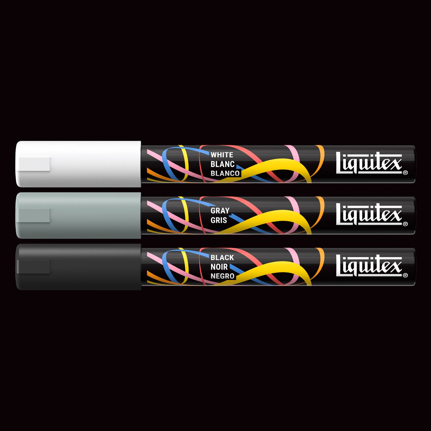 Liquitex LQX Marker Set 3 Pack 3x2mm Set 1