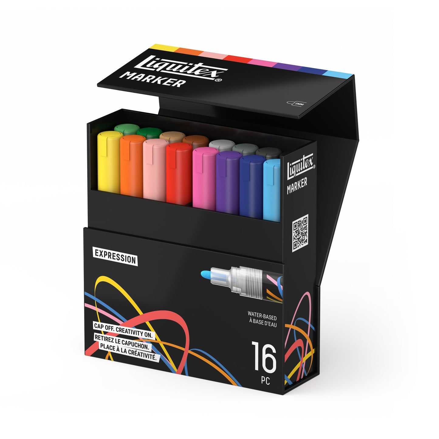 Liquitex LQX Marker Set 16 Pack 16x2mm