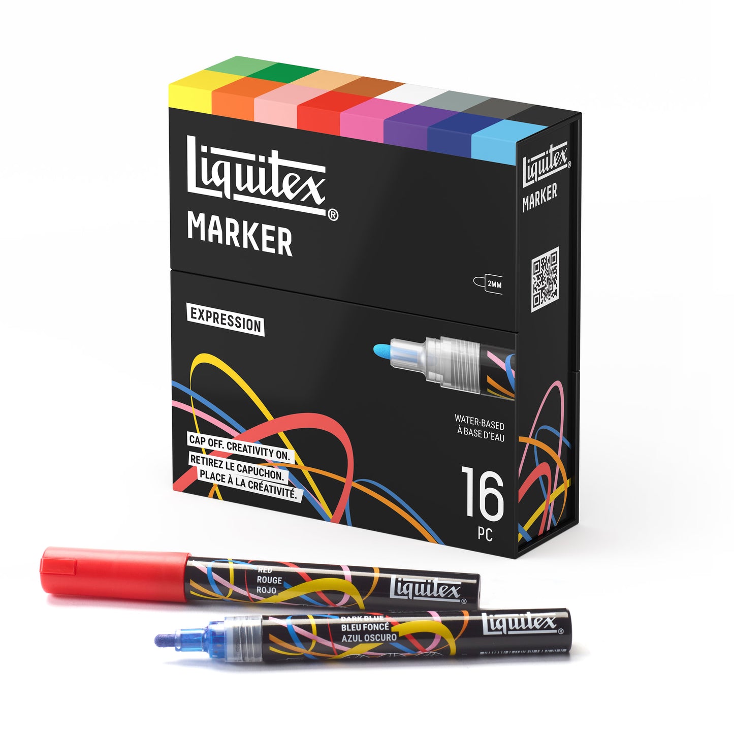 Liquitex LQX Marker Set 16 Pack 16x2mm