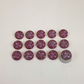 Sparks 22mm buttons - Rose - 15pieces