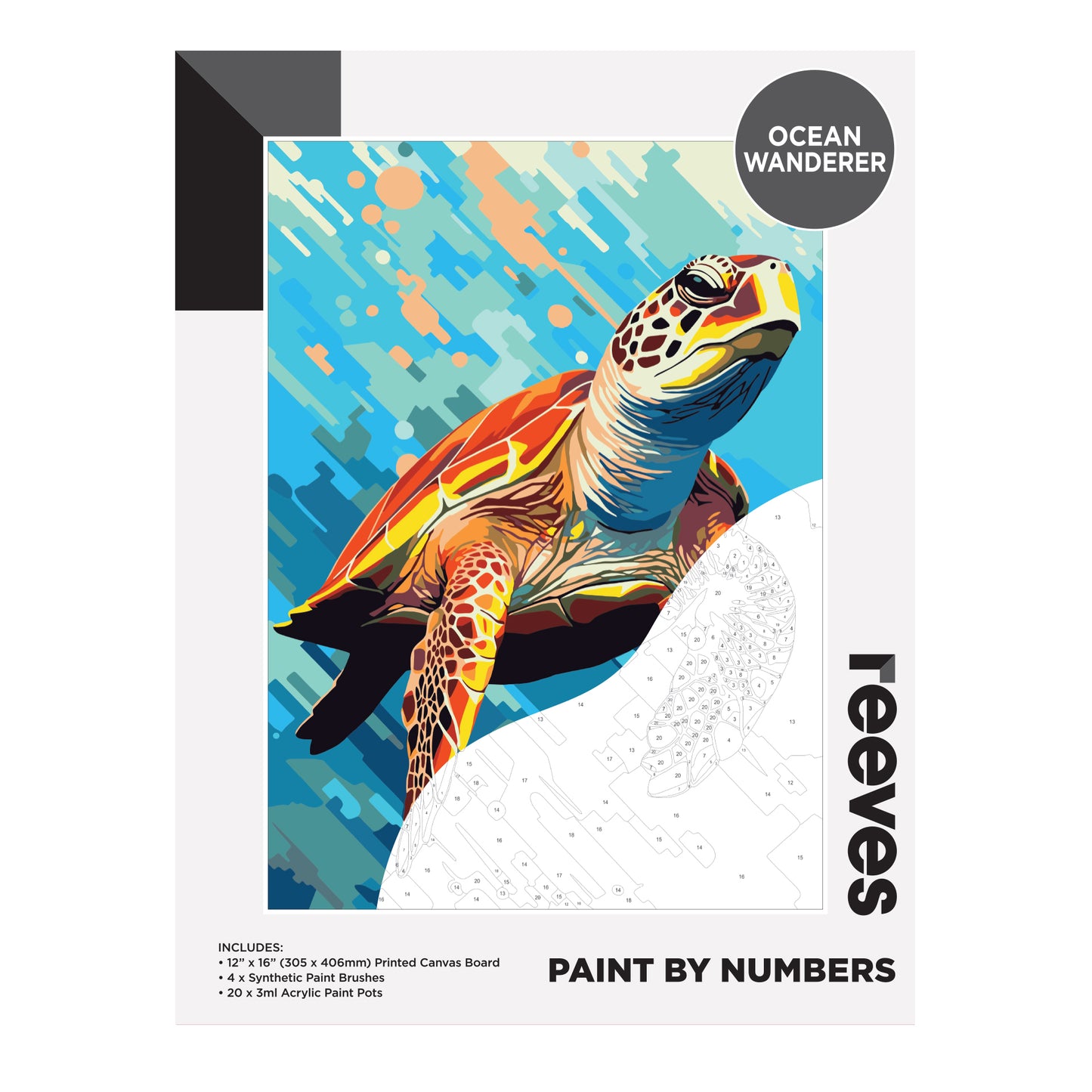 Reeves Paint by Numbers 12 x 16 in – Ocean Wanderer