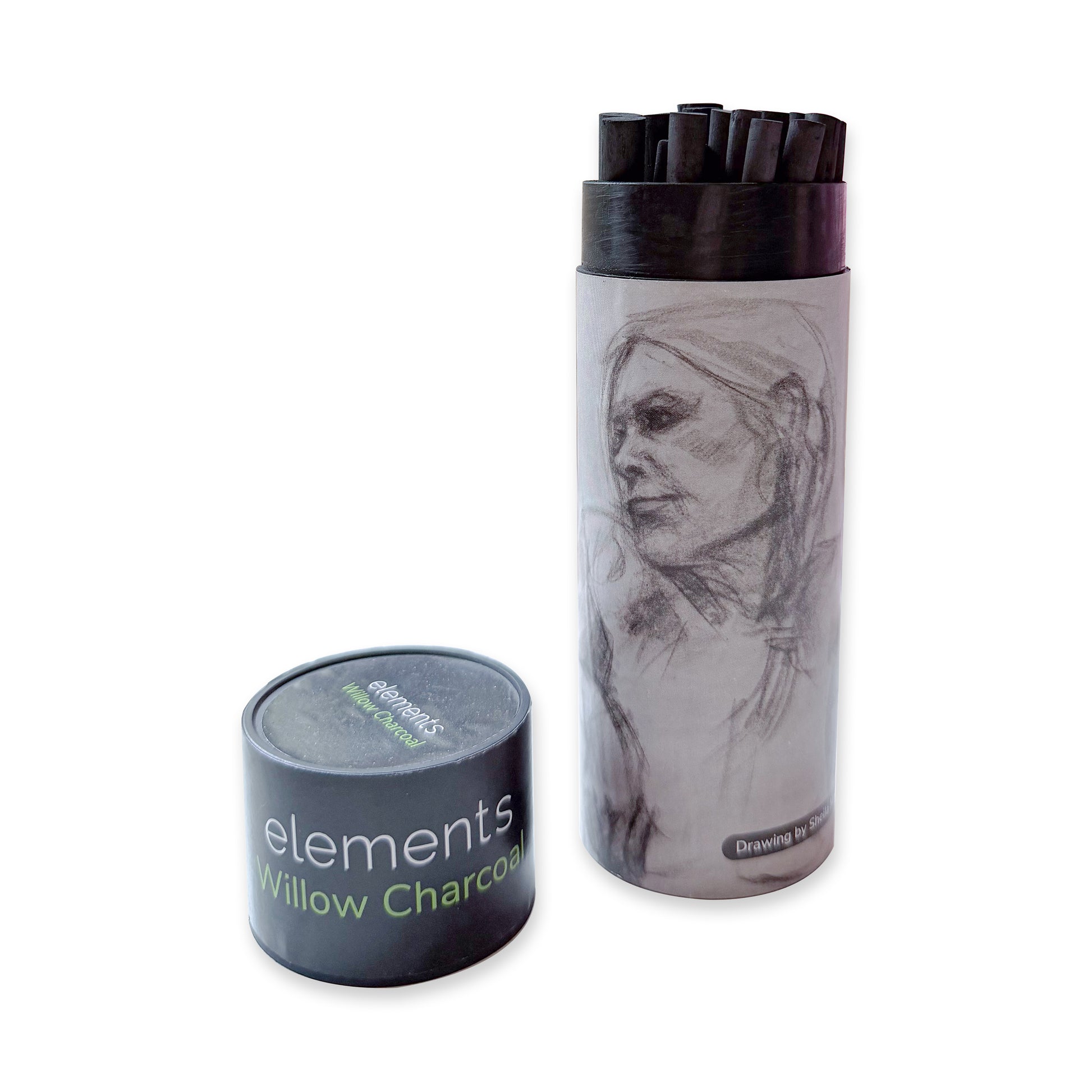 Create Elements Willow Charcoal – Medium, Pack of 20