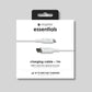 Mophie Essentials USB-C to Lightning Charging Cable 1m – White