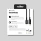 Mophie Essentials USB-C to Lightning Charging Cable 1m – Black