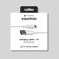 Mophie Essentials USB-A to USB-C Charging Cable 1m – White