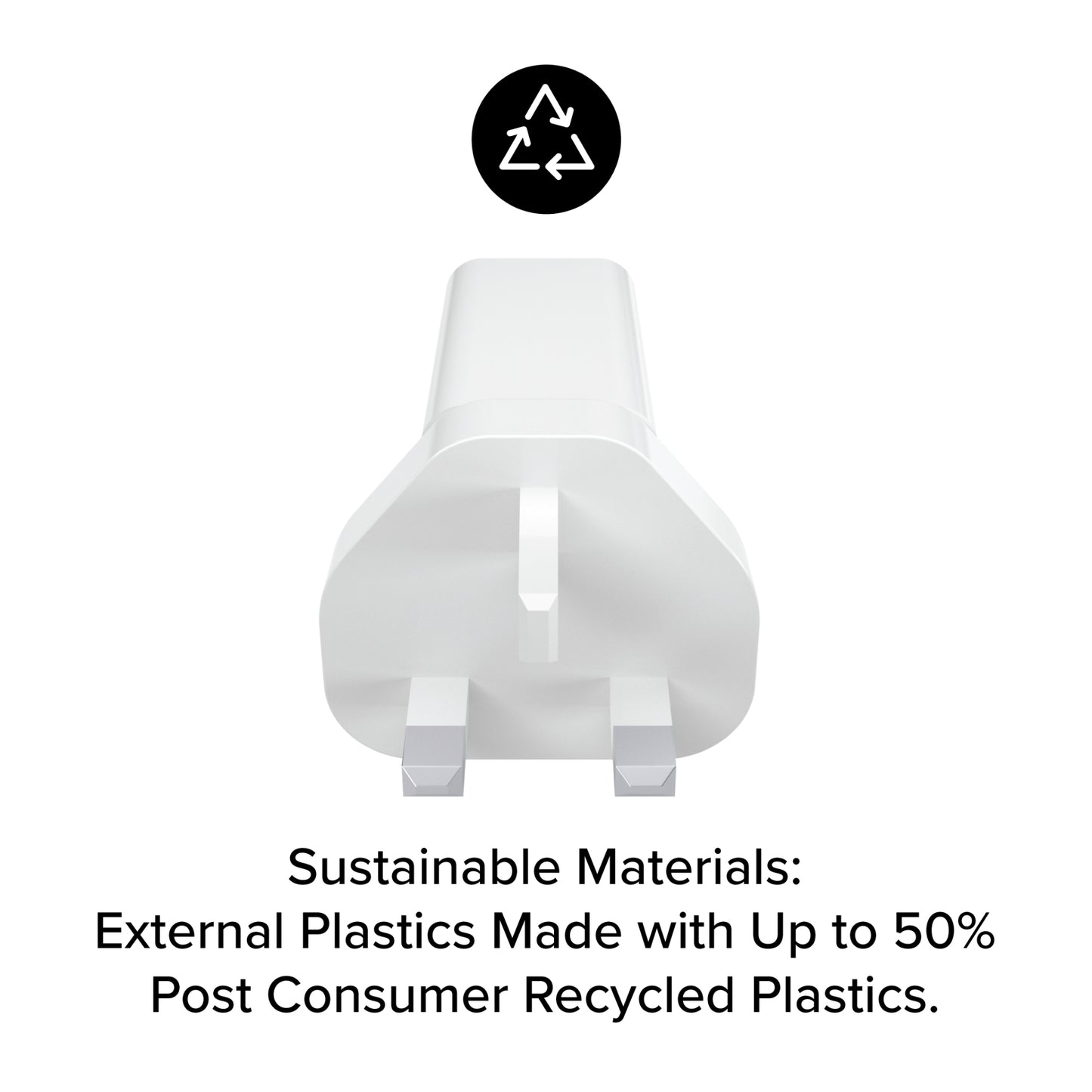 Mophie Essentials 20W USB-C PD Wall Adapter – White (UK)