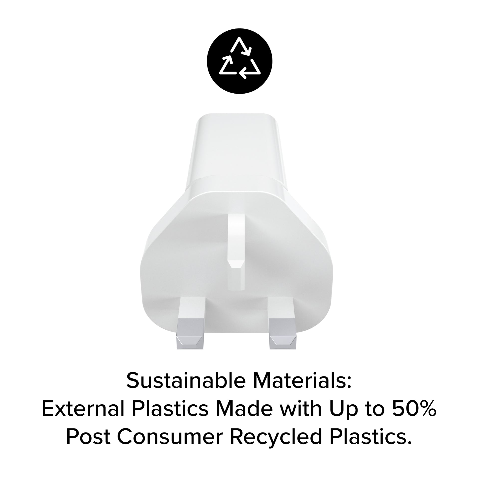 Mophie Essentials 20W USB-C PD Wall Adapter – White (UK)