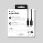 Mophie Essentials USB-C to USB-C Charging Cable 1m – Black